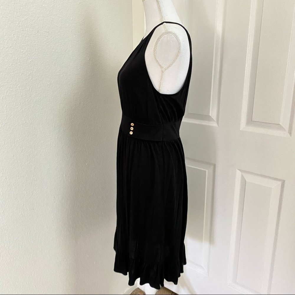 Juicy Couture Black Jersey Sleeveless Midi Dress M - Picture 2 of 12
